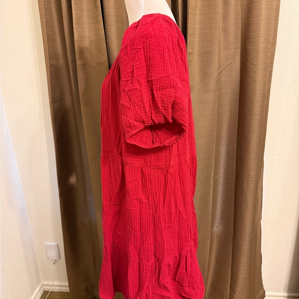 beachlunchlounge Red Midi Dress - Picture 2 of 6